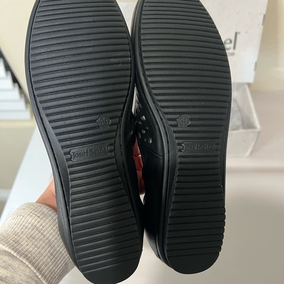 Josef Seibel black Ballet Flat Size EU 39 8/8.5 - Picture 4 of 6